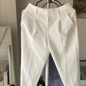 Brand New Banana Republic White Trouser Pant 0P